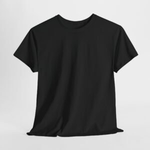 Black color Unisex Heavy Cotton Tee