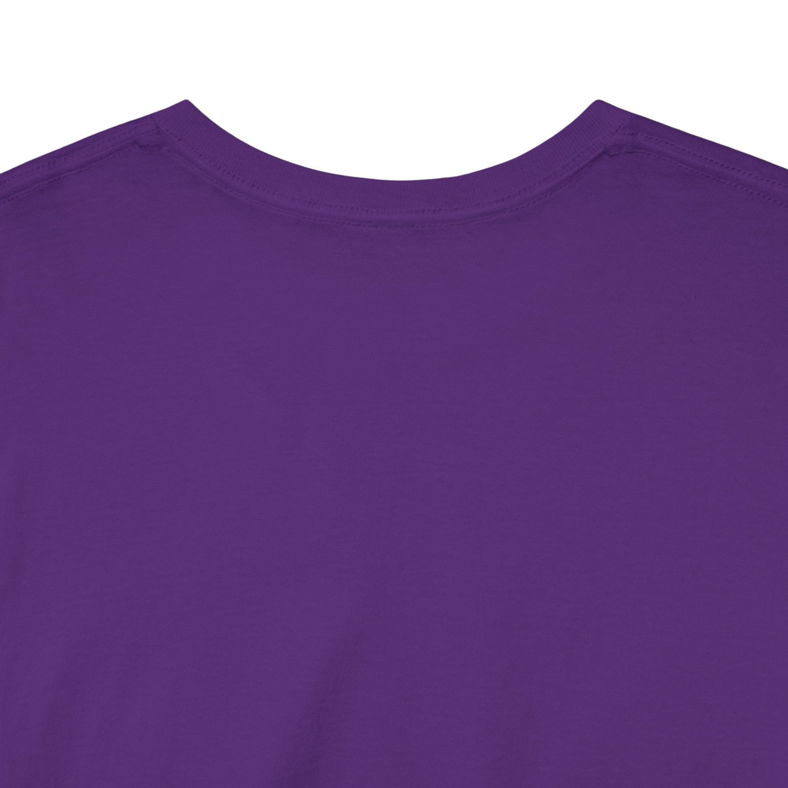 Purple color Unisex Heavy Cotton Tee - Image 7