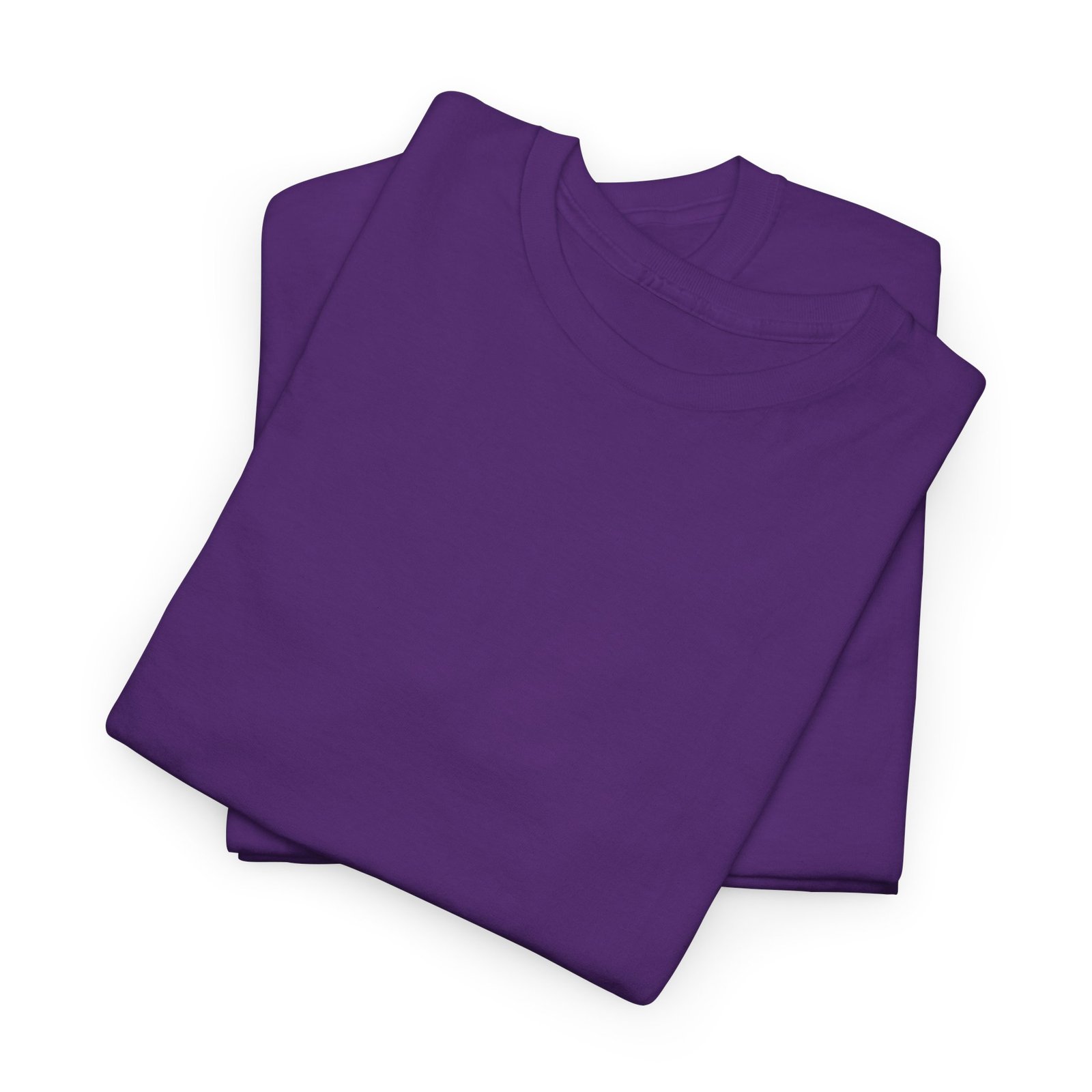 Purple color Unisex Heavy Cotton Tee - Image 8