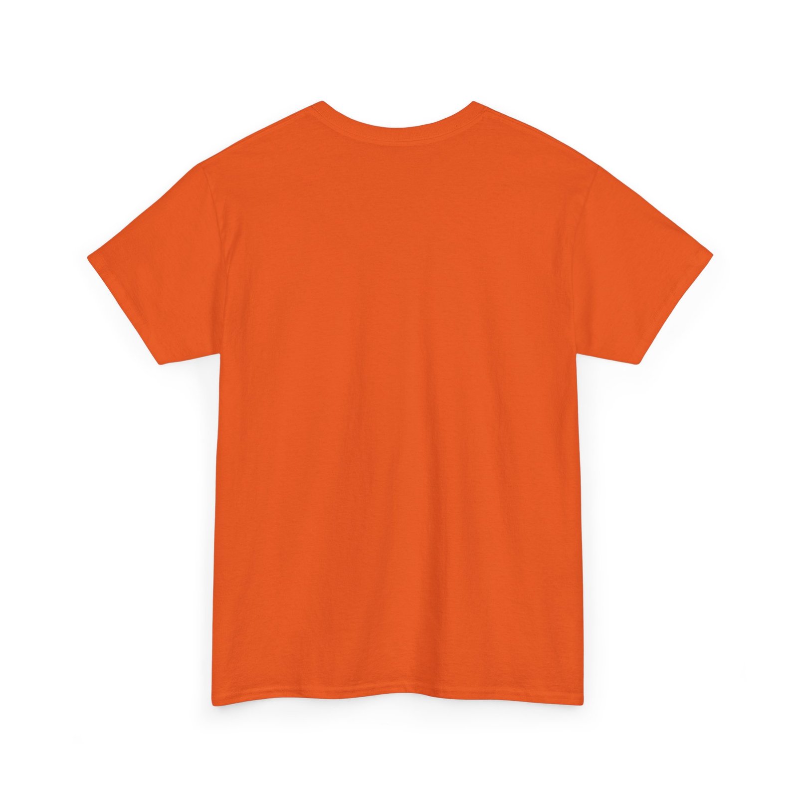 Orange color Unisex Heavy Cotton Tee - Image 3