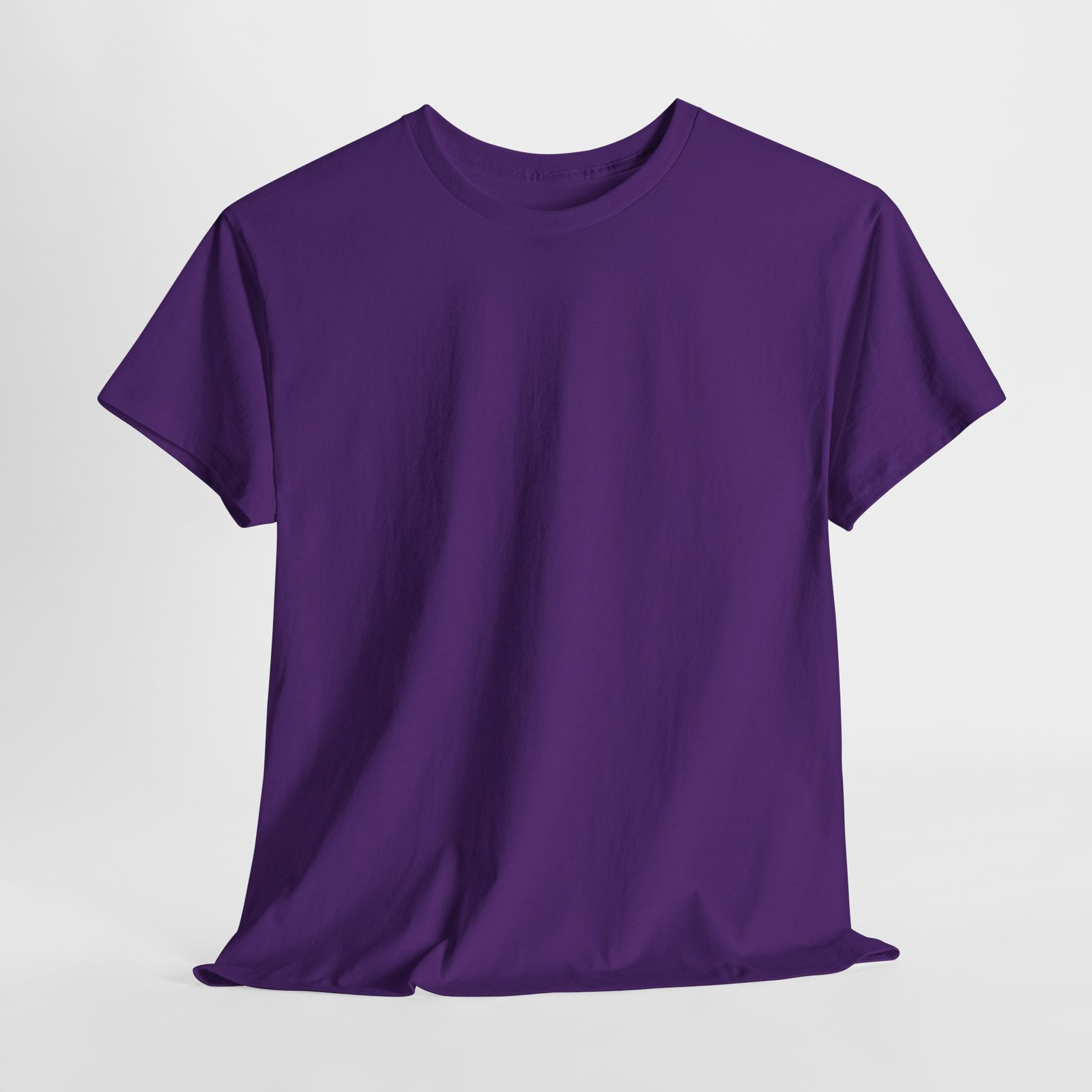 Purple color Unisex Heavy Cotton Tee