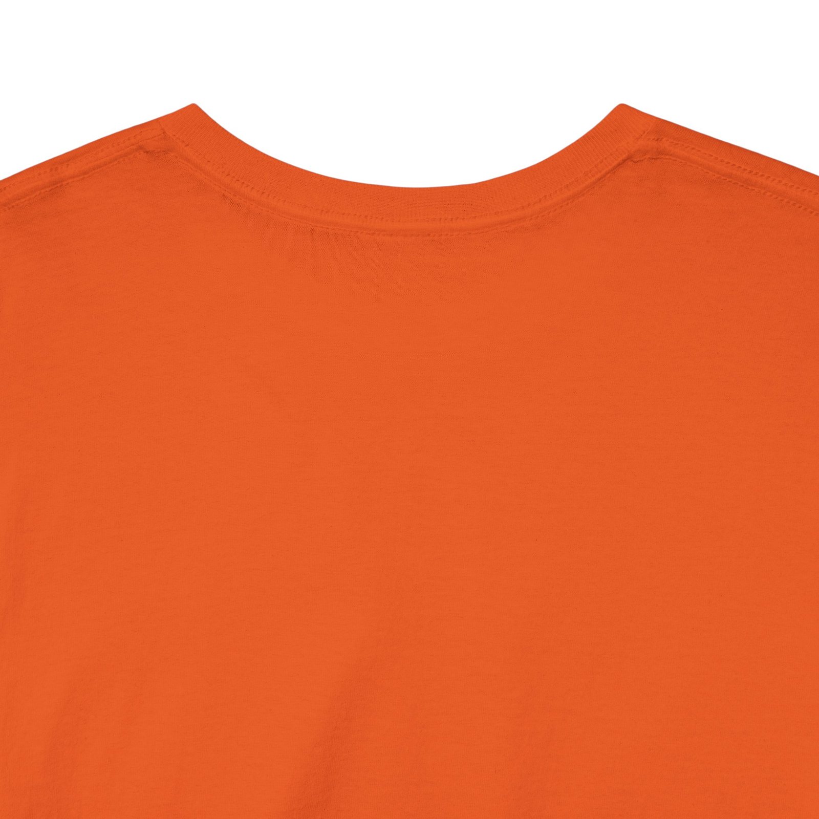 Orange color Unisex Heavy Cotton Tee - Image 7