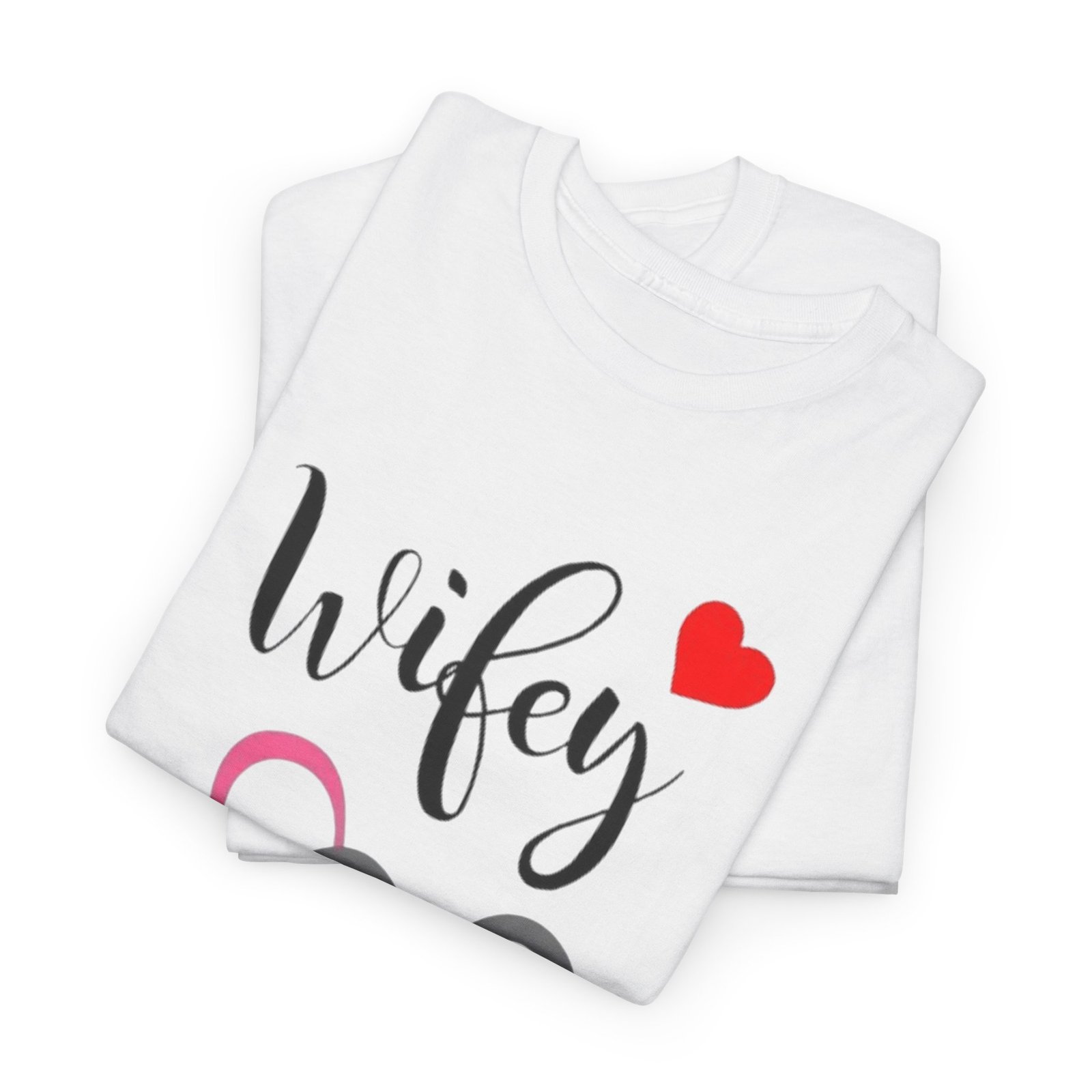 Wifey Unisex Tee - Cotton T-shirt for Newlyweds and Couples - Image 8