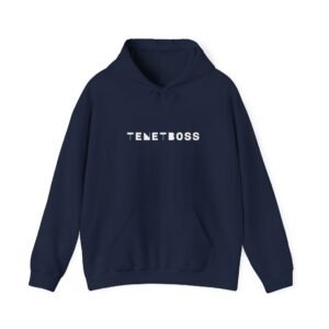 Navy Unisex Hooded Sweatshirt