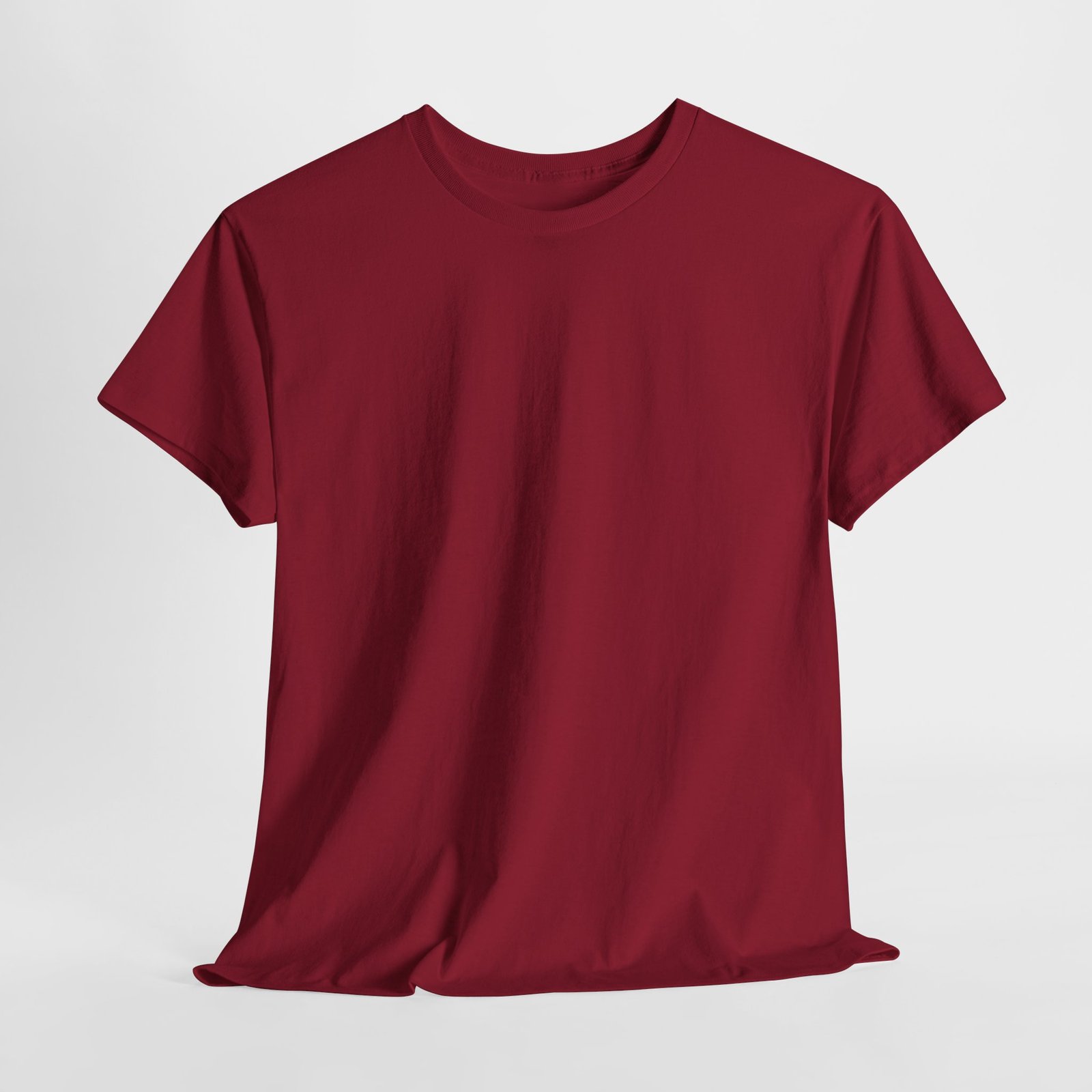 Cardinal Red color Unisex Cotton Tee
