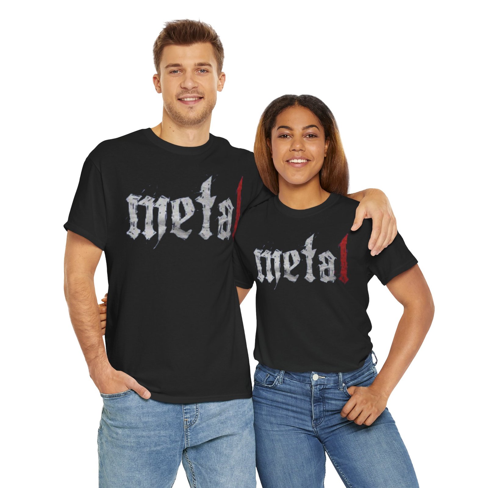 Metal Unisex Heavy Cotton Tee - Image 19