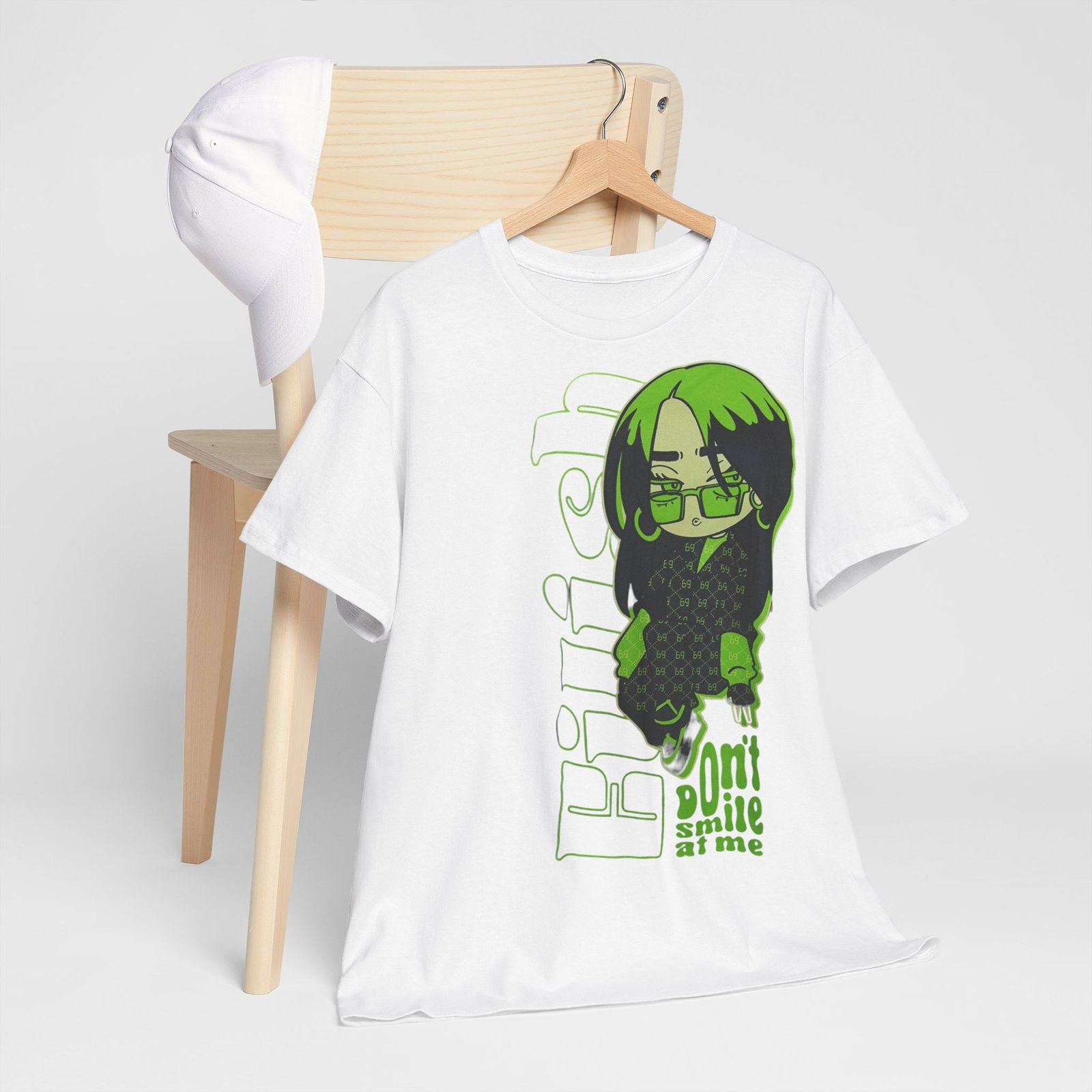 Girls Cotton Tee - Don't Smile at Me Graphic Tee - Image 17