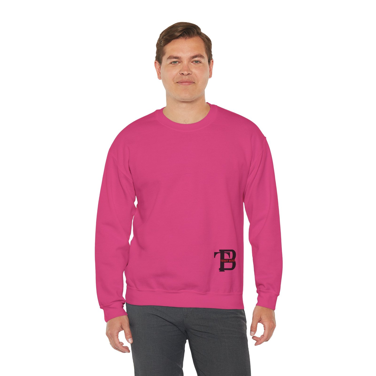 pink Unisex Sweatshirt - Image 6