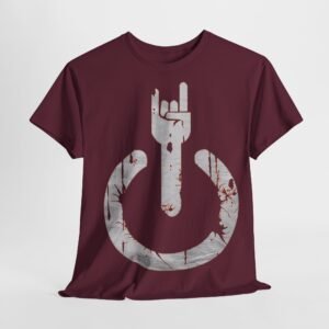 Rock On Unisex Heavy Cotton Tee - Music Lover's Casual Shirt