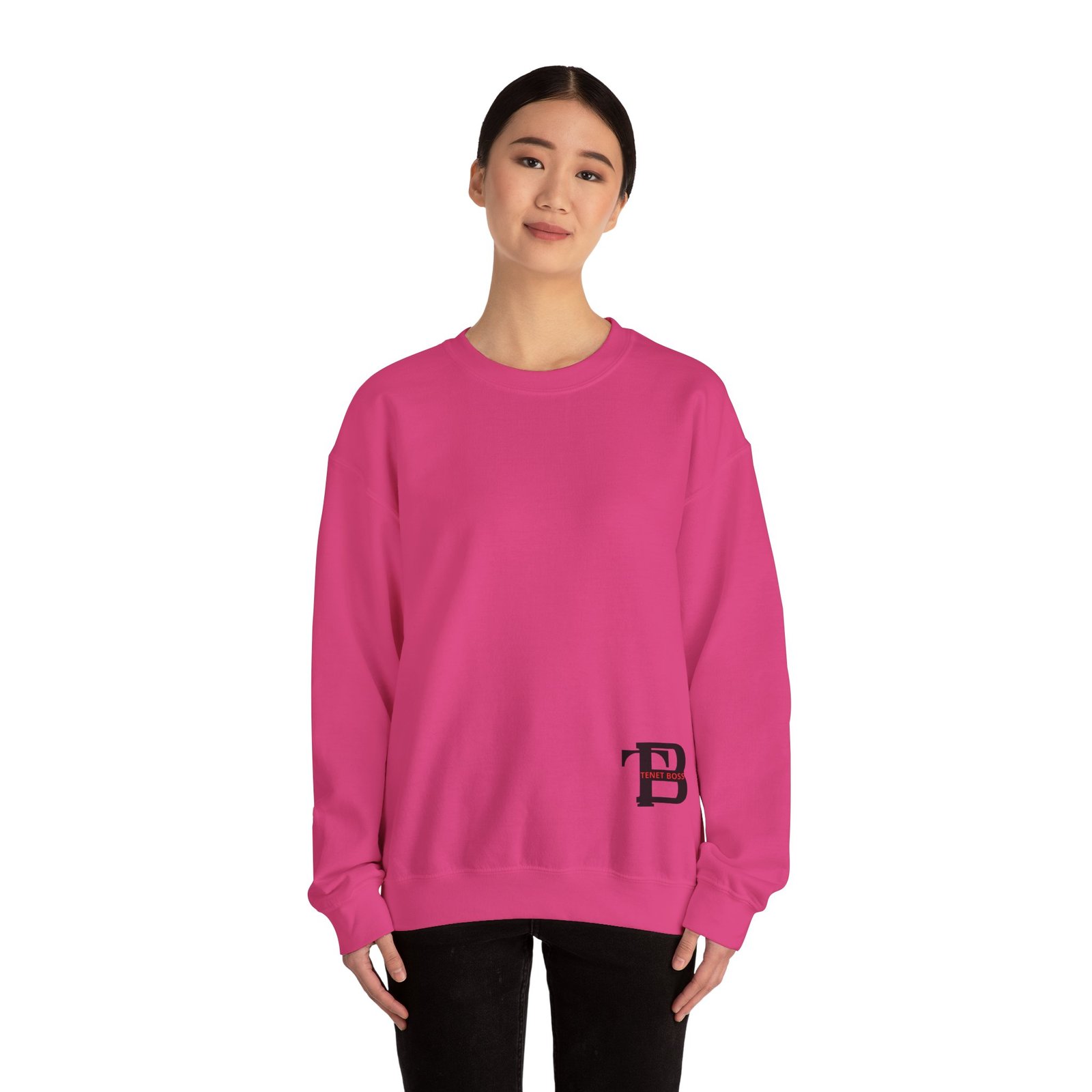 pink Unisex Sweatshirt - Image 4