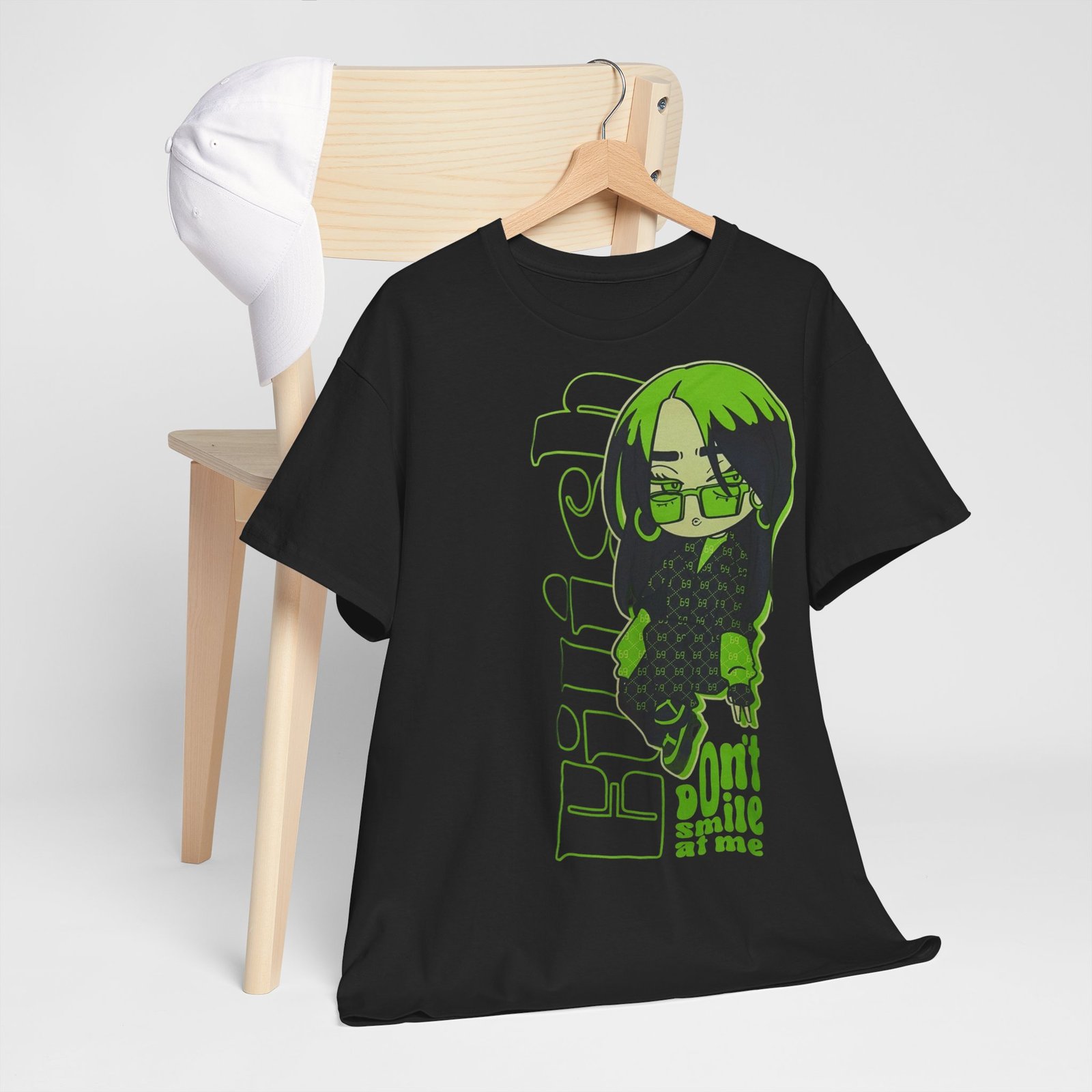 Girls Cotton Tee - Don't Smile at Me Graphic Tee - Image 6